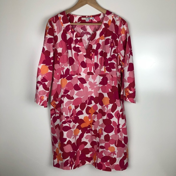 Boden Dresses & Skirts - Boden floral tunic dress with 3/4 sleeves Sz 10R